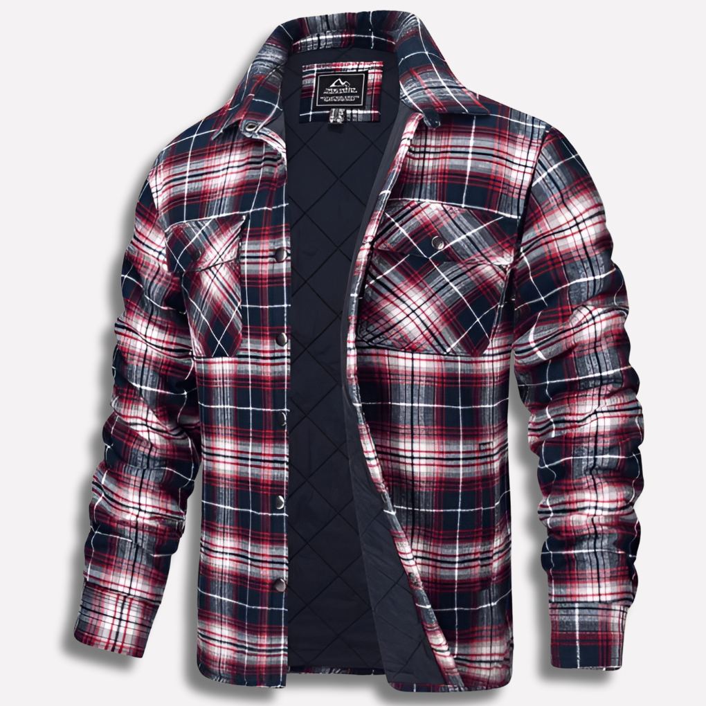 Cotton Plaid Lumberjack Flannel Shirt