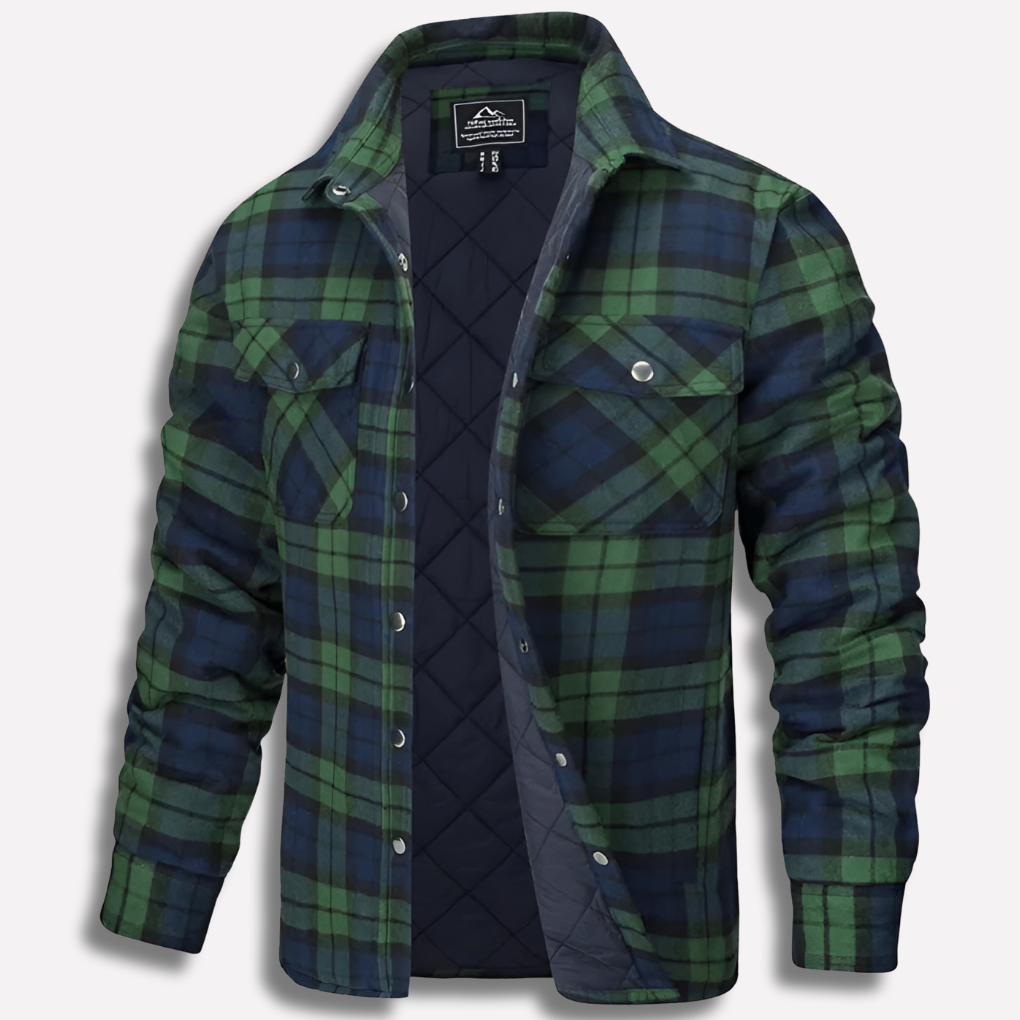 Cotton Plaid Lumberjack Flannel Shirt