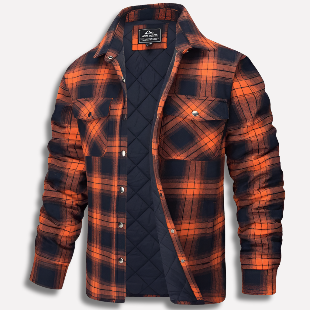 Cotton Plaid Lumberjack Flannel Shirt