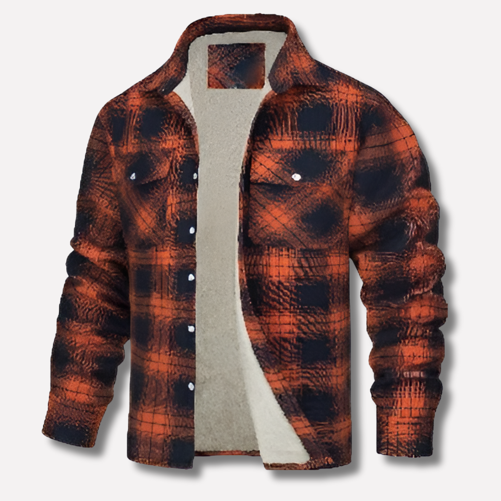 Cotton Plaid Lumberjack Flannel Shirt
