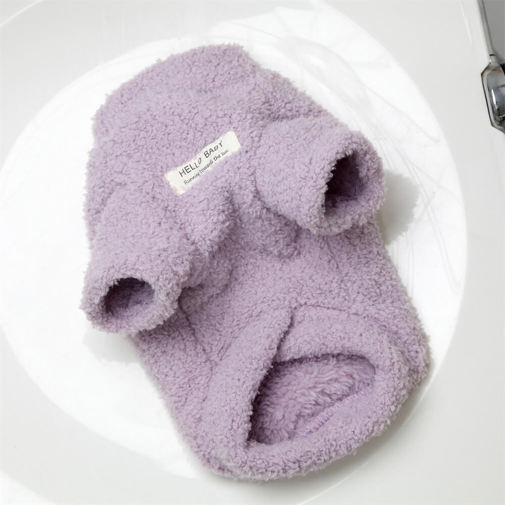 Cozy and Soft Fleece Dog Sweater - Perfect for Cold-Weather Comfort