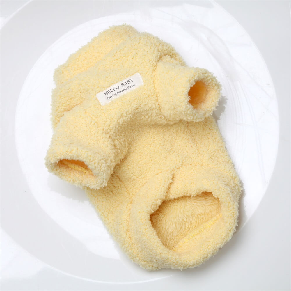 Cozy and Soft Fleece Dog Sweater - Perfect for Cold-Weather Comfort