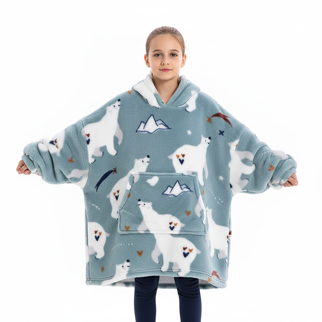 Cozy Home Wrap Hoodie Blanket