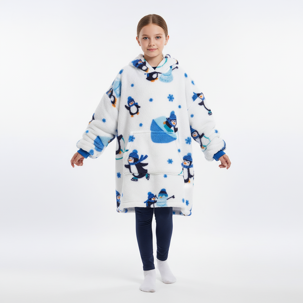 Cozy Home Wrap Hoodie Blanket