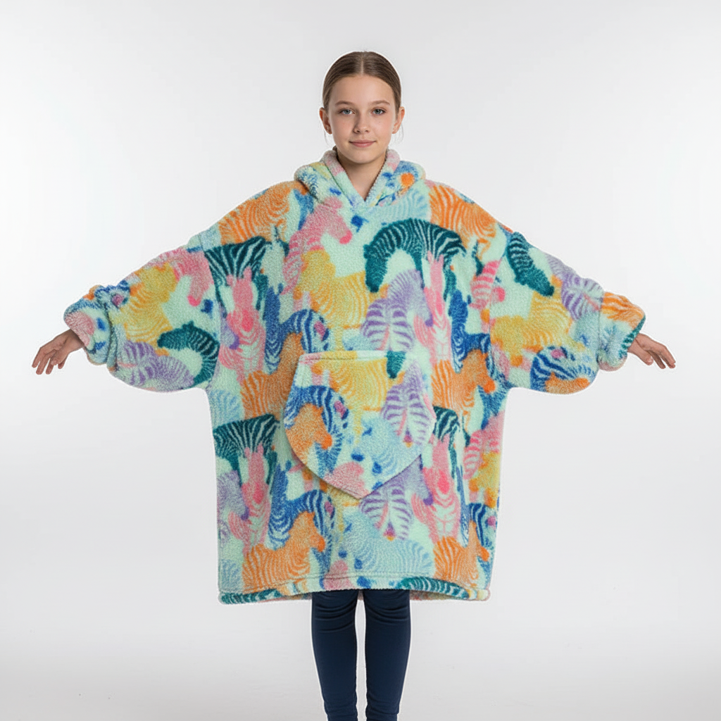 Cozy Home Wrap Hoodie Blanket