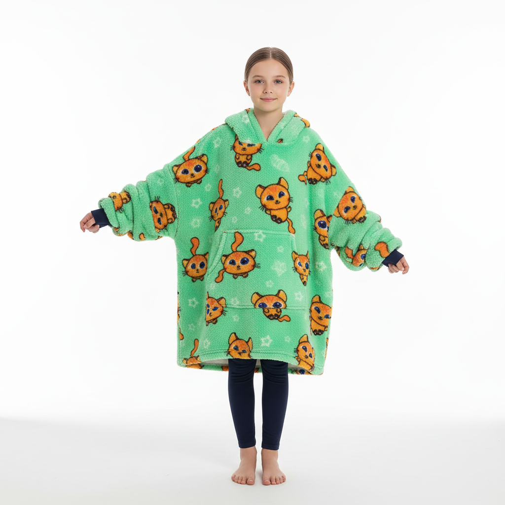 Cozy Home Wrap Hoodie Blanket