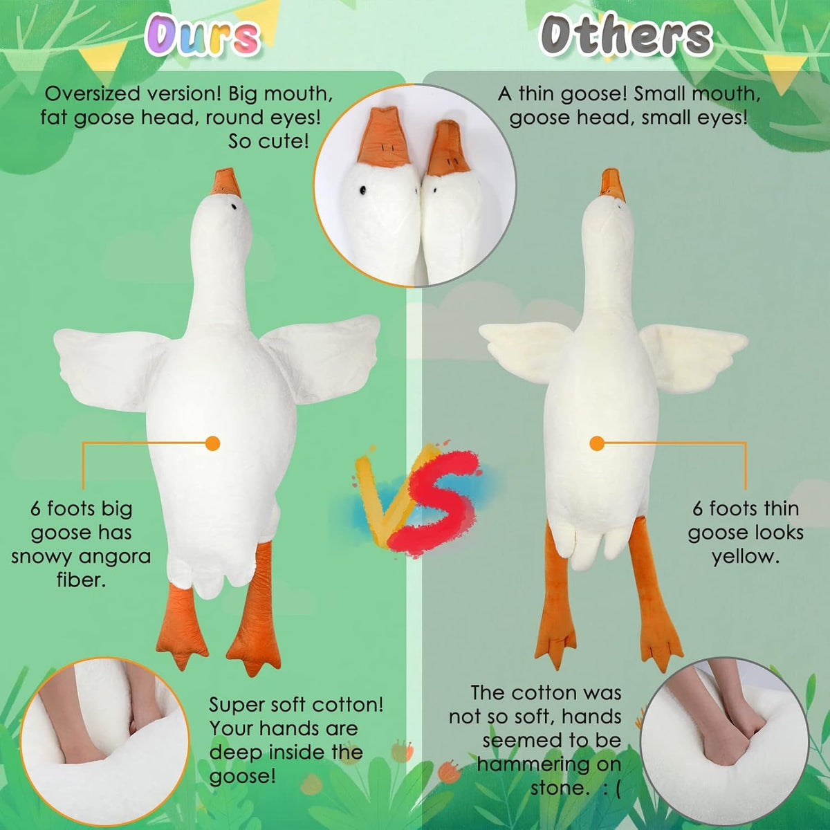 Cuddly Giant Goose Plush – Soft Toy