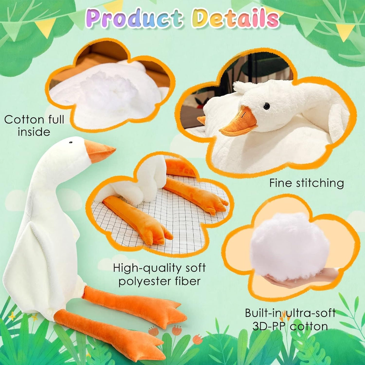 Cuddly Giant Goose Plush – Soft Toy