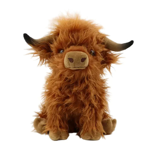Cuddly Highland Cow Plush Toy – Soft and Adorable Companion