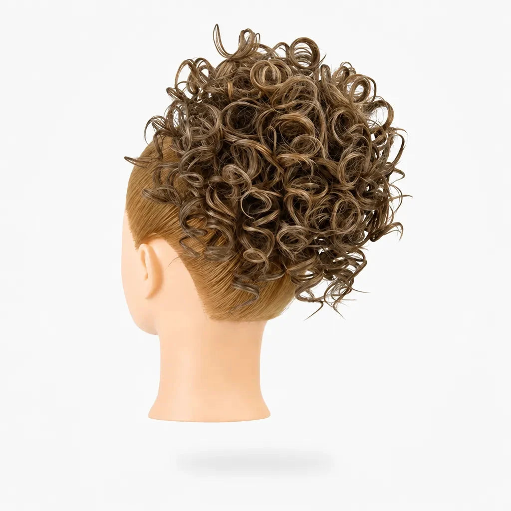Curly Drawstring Bun Hair Extension