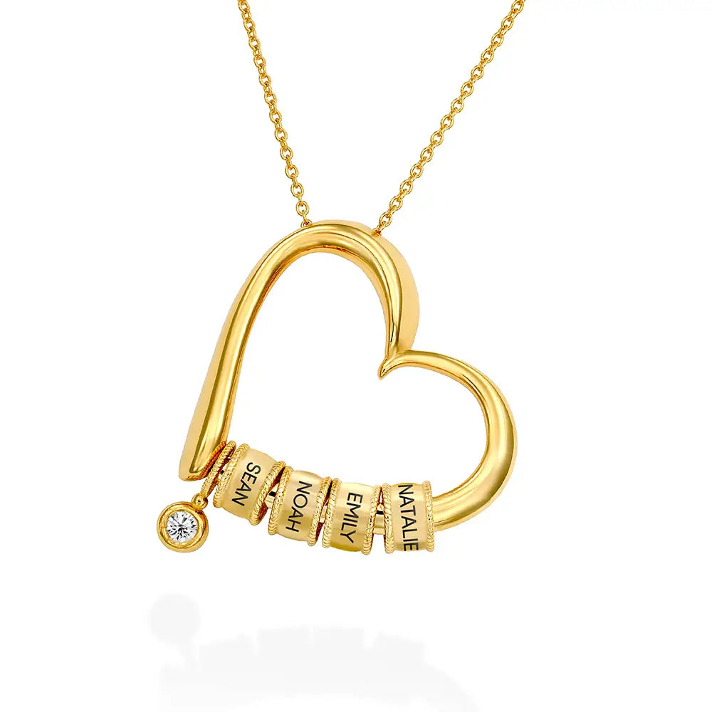 Custom Family Necklace with Engraved Names