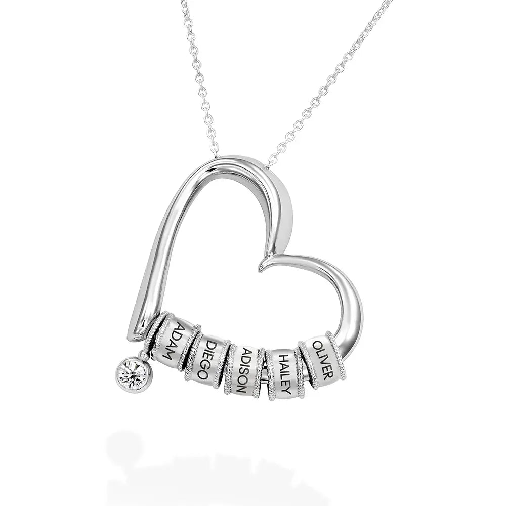Custom Family Necklace with Engraved Names
