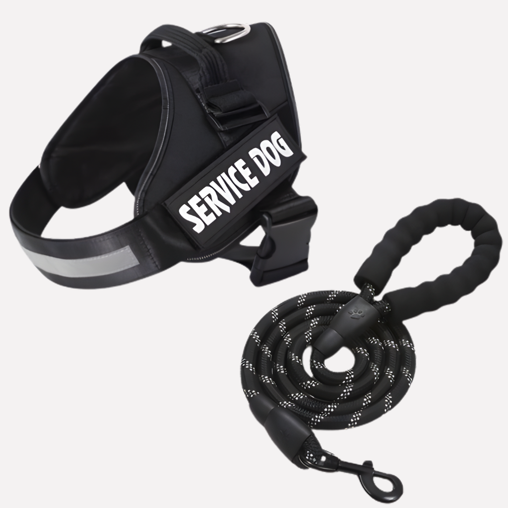 Customizable No-Pull Dog Harness Vest with Front Clip