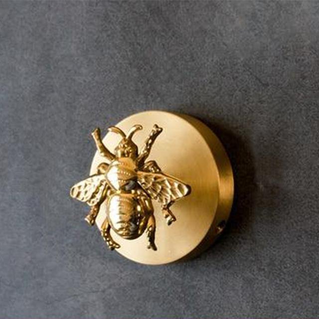 Decorative Brass Animal Coat Hook with Gold Finish