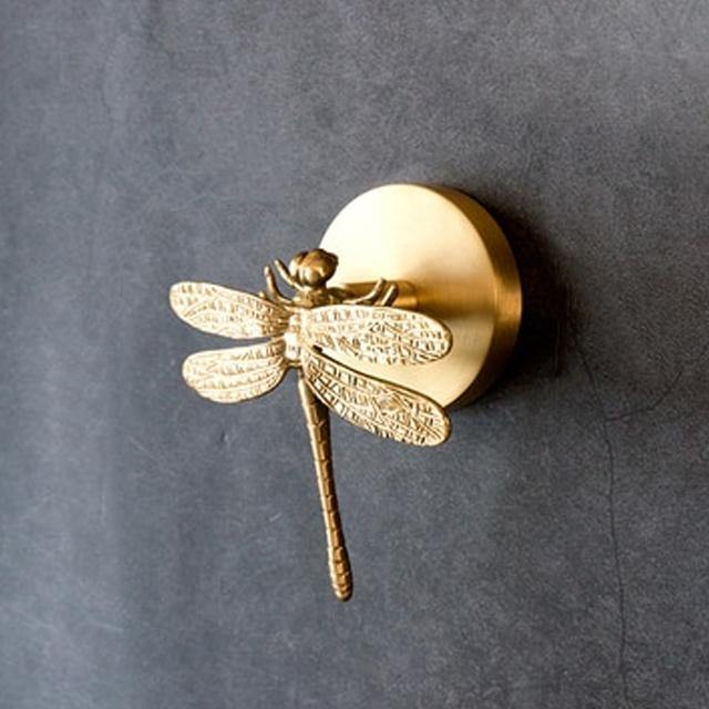 Decorative Brass Animal Coat Hook with Gold Finish