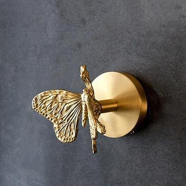 Decorative Brass Animal Coat Hook with Gold Finish