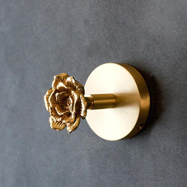 Decorative Brass Animal Coat Hook with Gold Finish