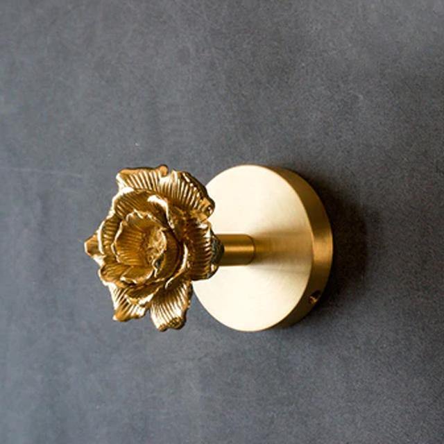 Decorative Brass Animal Coat Hook with Gold Finish