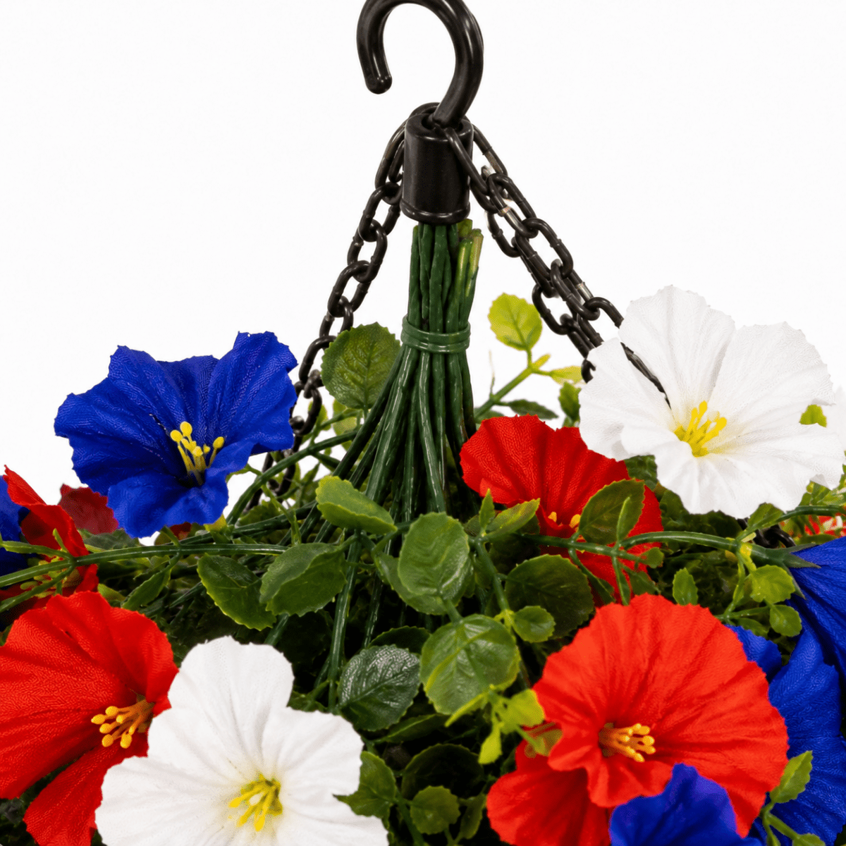 Decorative Flowers - Flower Basket with LED Lighting