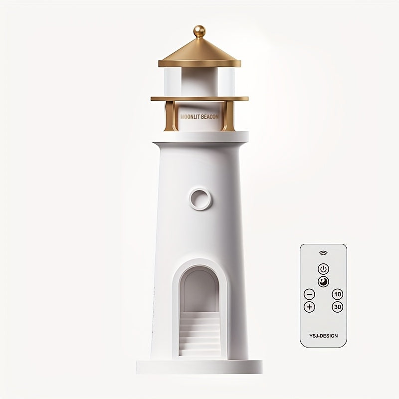 Decorative Lighthouse Table Lamp with Adjustable Light for Interiors