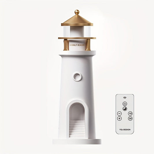 Decorative Lighthouse Table Lamp with Adjustable Light for Interiors