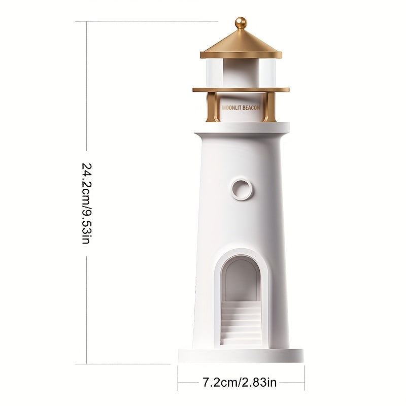 Decorative Lighthouse Table Lamp with Adjustable Light for Interiors