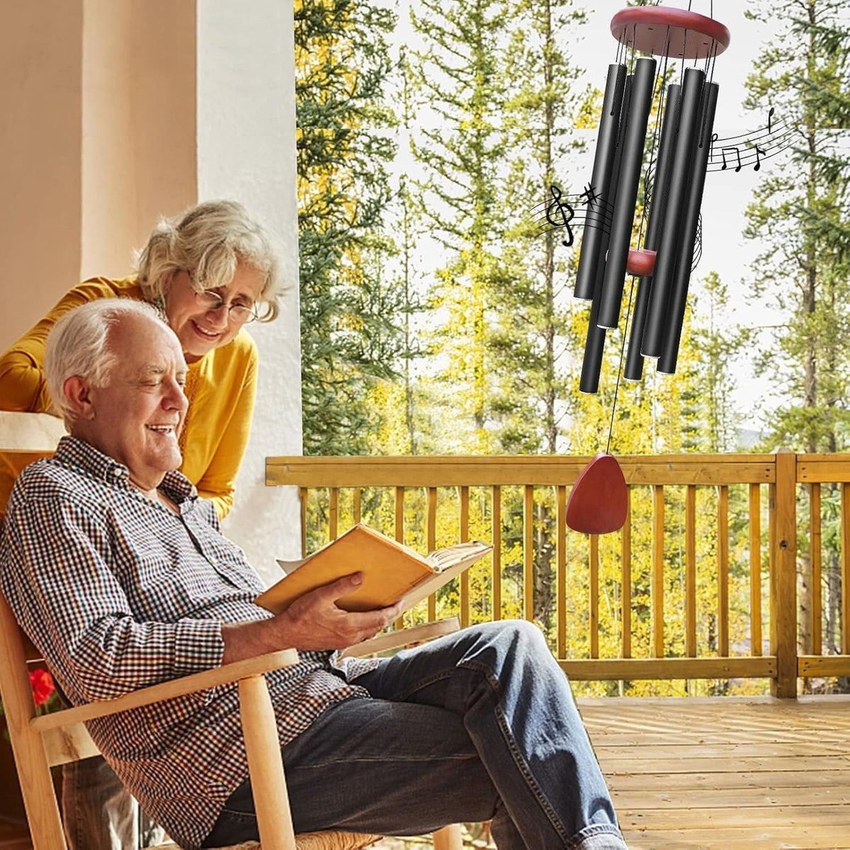 Deep Tone Aluminum Wind Chime for Relaxation