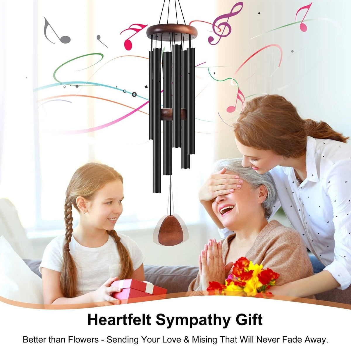 Deep Tone Aluminum Wind Chime for Relaxation