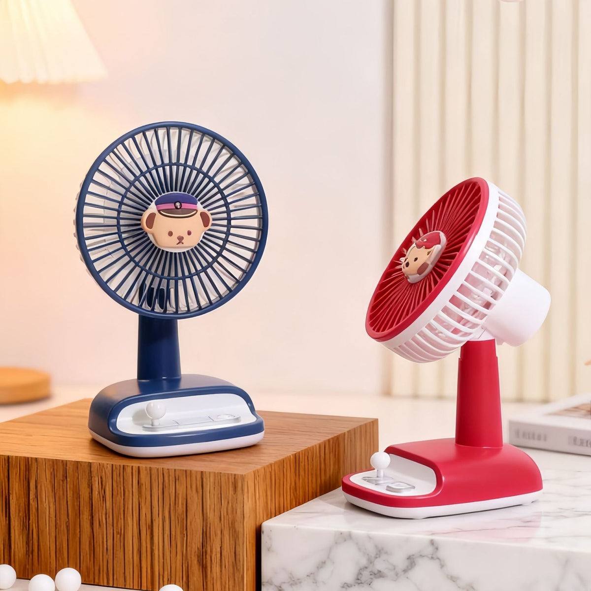 Desk Fan with Flexible Tilt Angle – Modern and Stylish