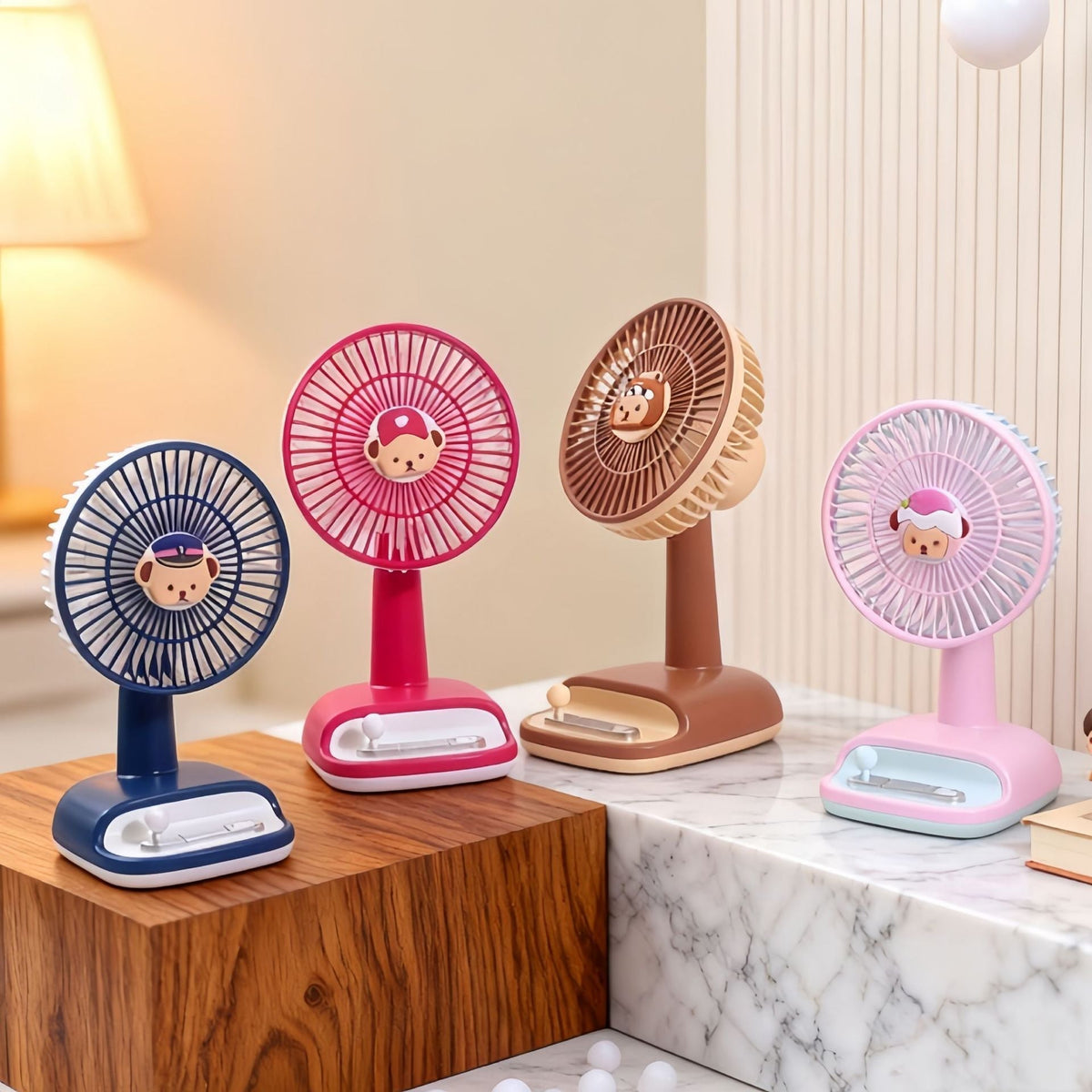 Desk Fan with Flexible Tilt Angle – Modern and Stylish