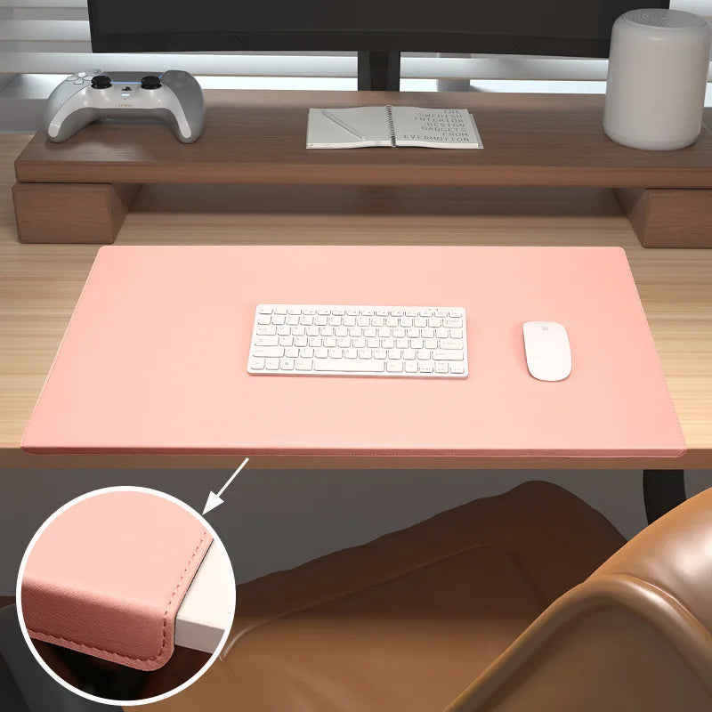 Desk Mat with Wrist & Elbow Guard Mouse Pad – Non-Slip Office Desk Pad for Gaming & Work