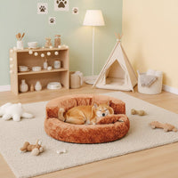 Diamond Velvet Donut Orthopedic Dog Bed
