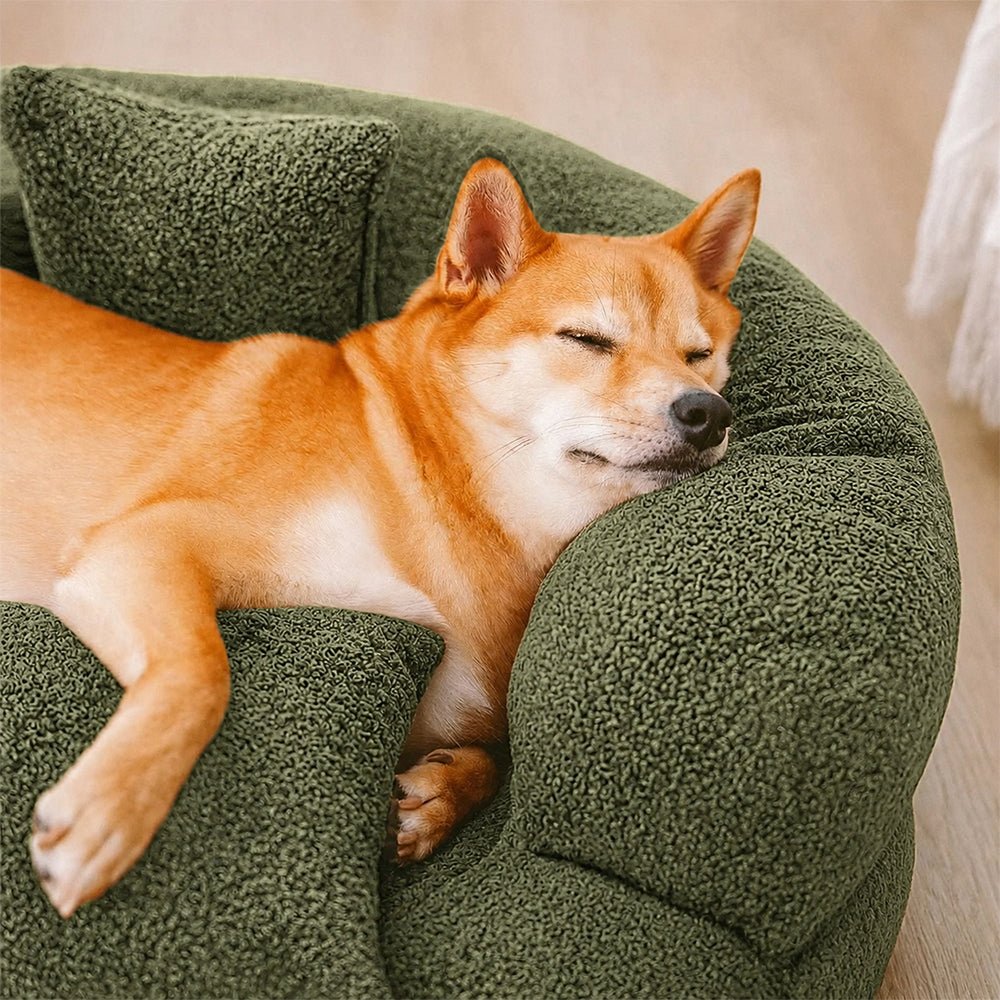 Diamond Velvet Donut Orthopedic Dog Bed