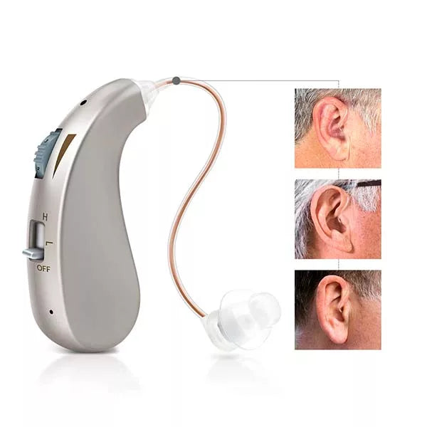 Digital Rechargeable Behind-the-Ear Hearing Aid Amplifier