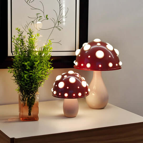 Dimmable LED Mushroom Table Lamp for Modern Decor