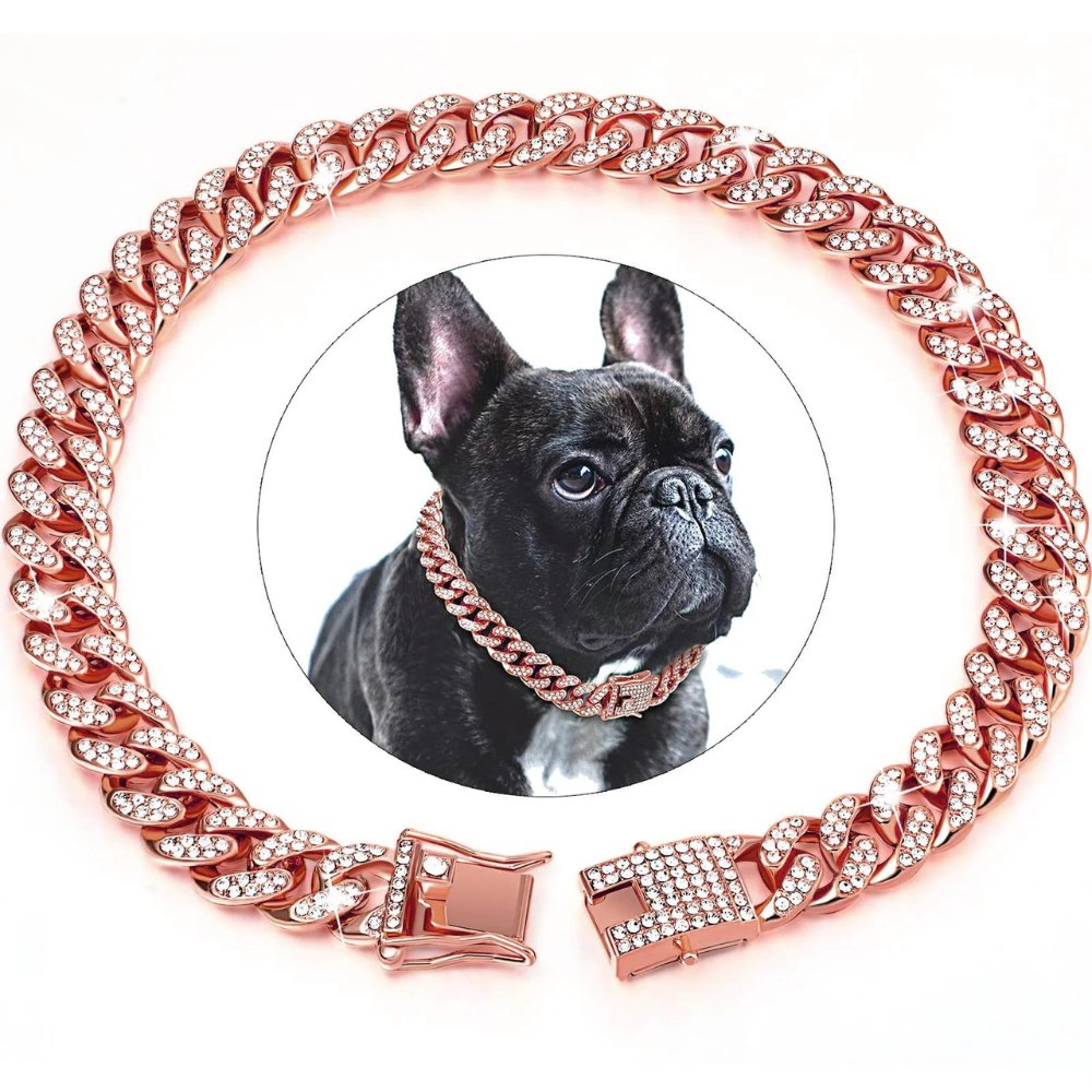 Dog Gold Chain Collar