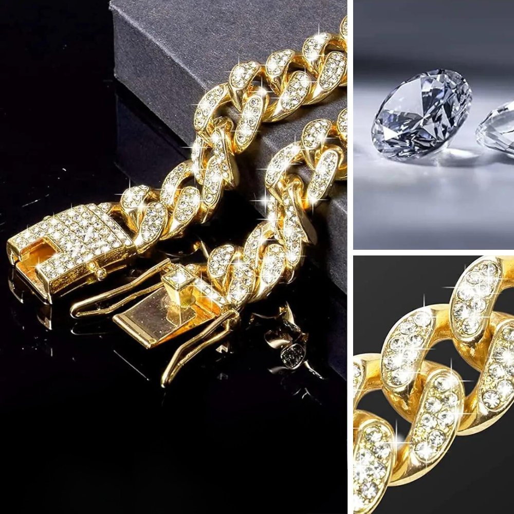 Dog Gold Chain Collar