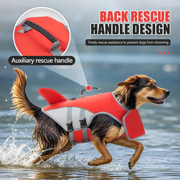 Dog Life Jacket with Buoyancy Support