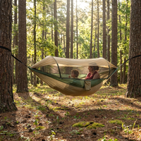 Double Camping Hammock with Mosquito Net