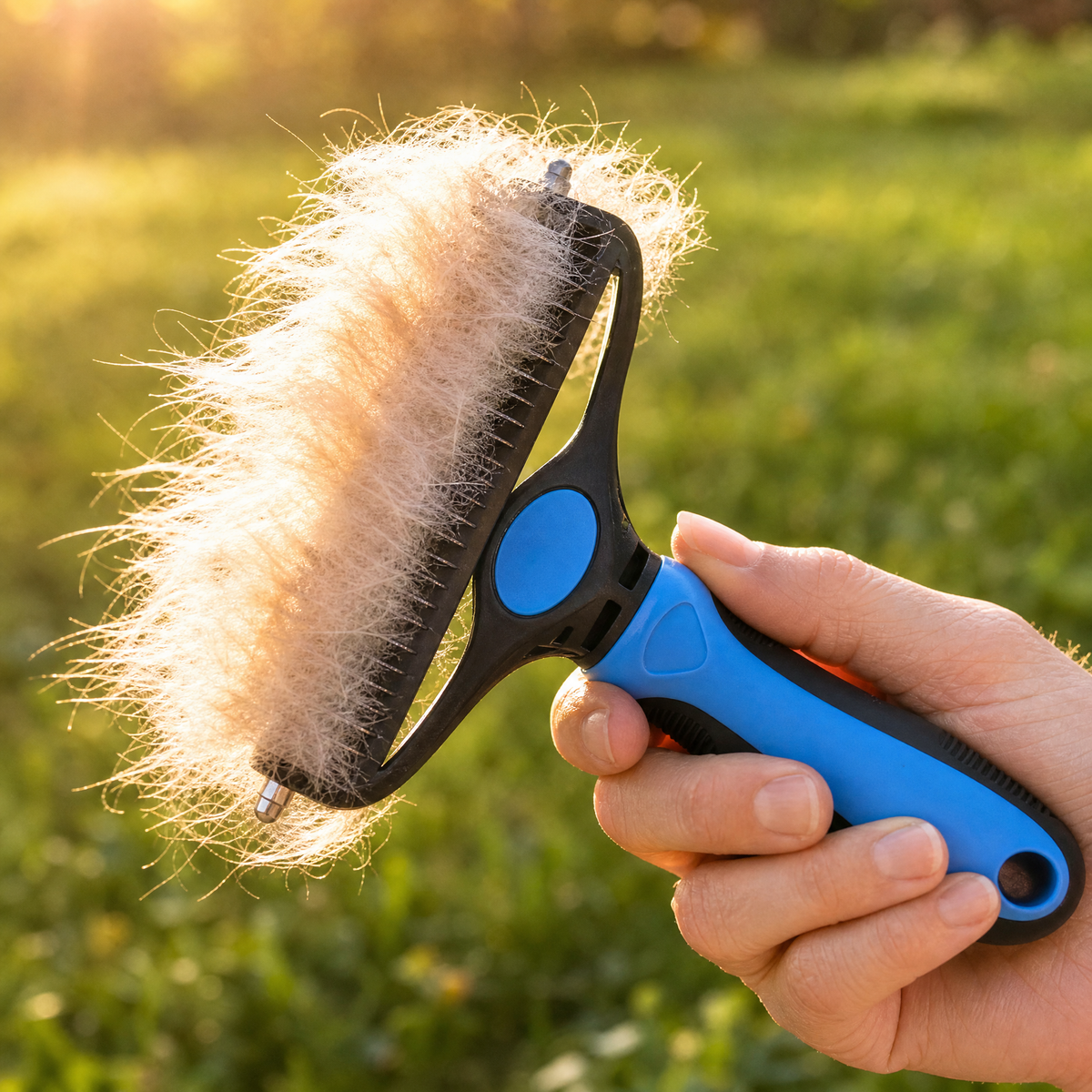 Double-Sided Undercoat Rake for Shedding Dogs