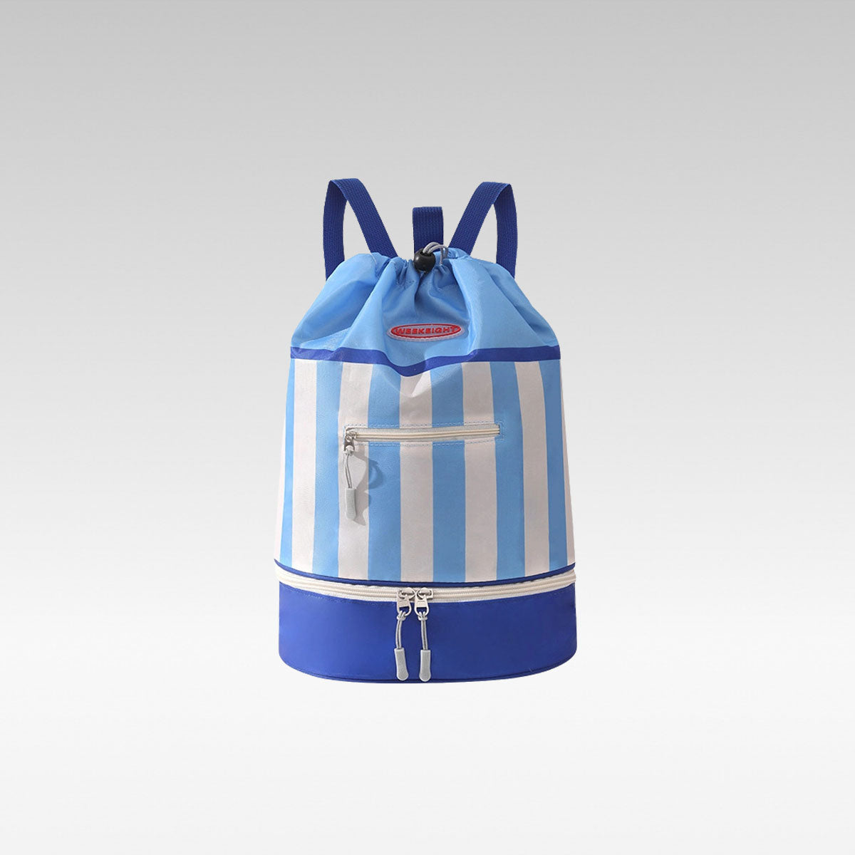 Drawstring Backpack with Wet-Dry Separation and Shoe Compartment