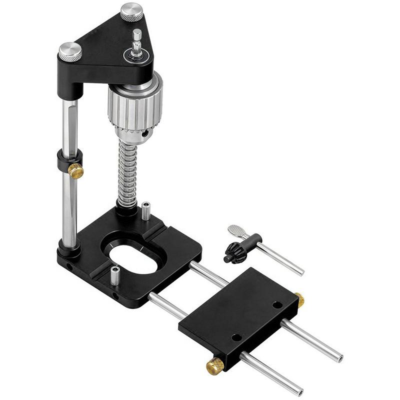 Drill Guide for Portable Drills - Portable and Adjustable Woodworking Jig