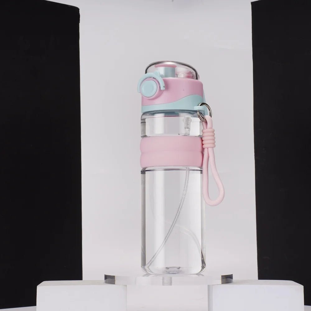 Drinking Bottle - Leakproof Water Bottle With Mist Sprayer
