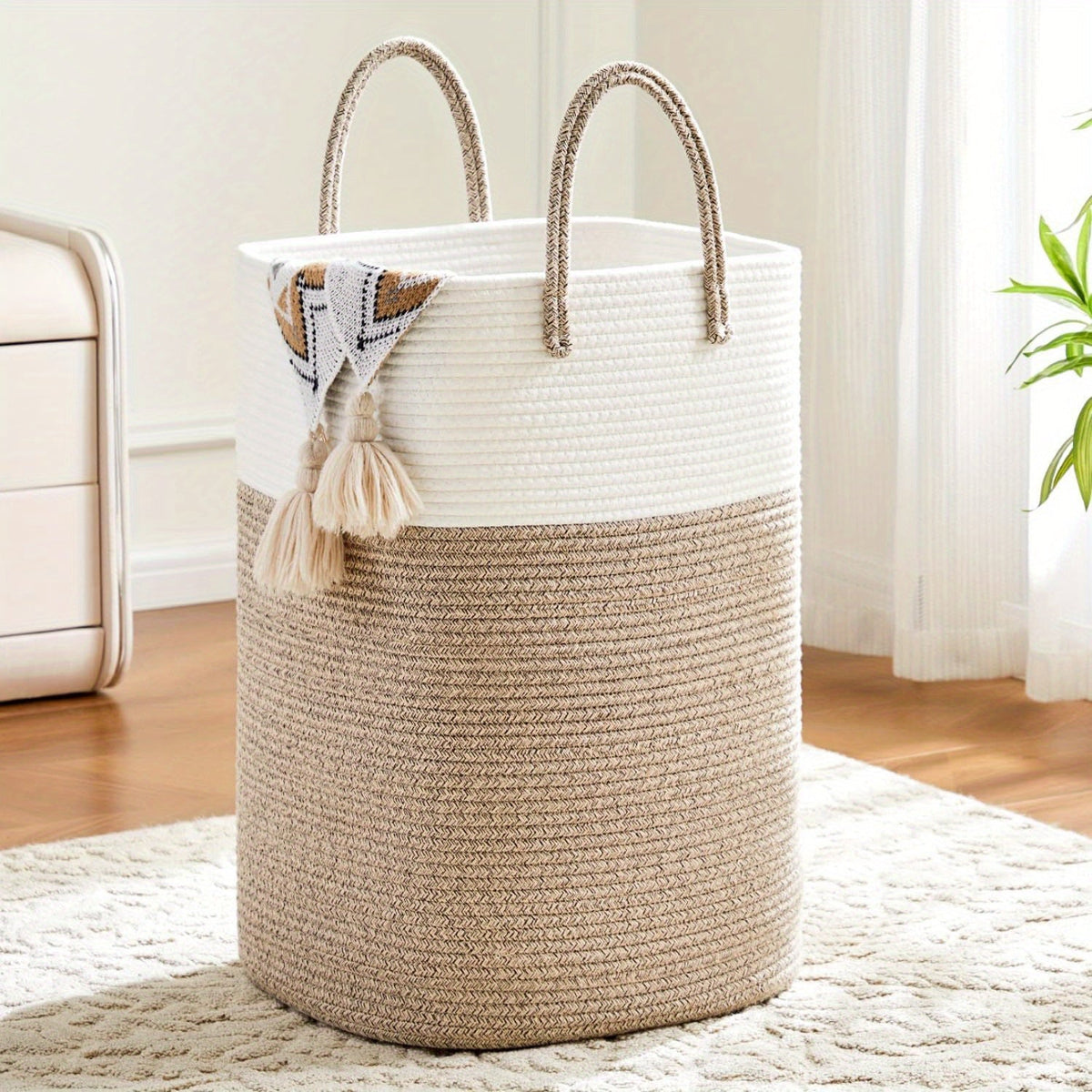 Durable Oversized Woven Storage Bin