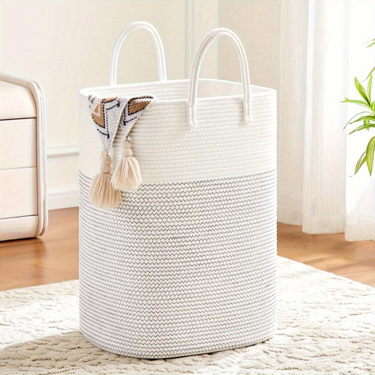 Durable Oversized Woven Storage Bin