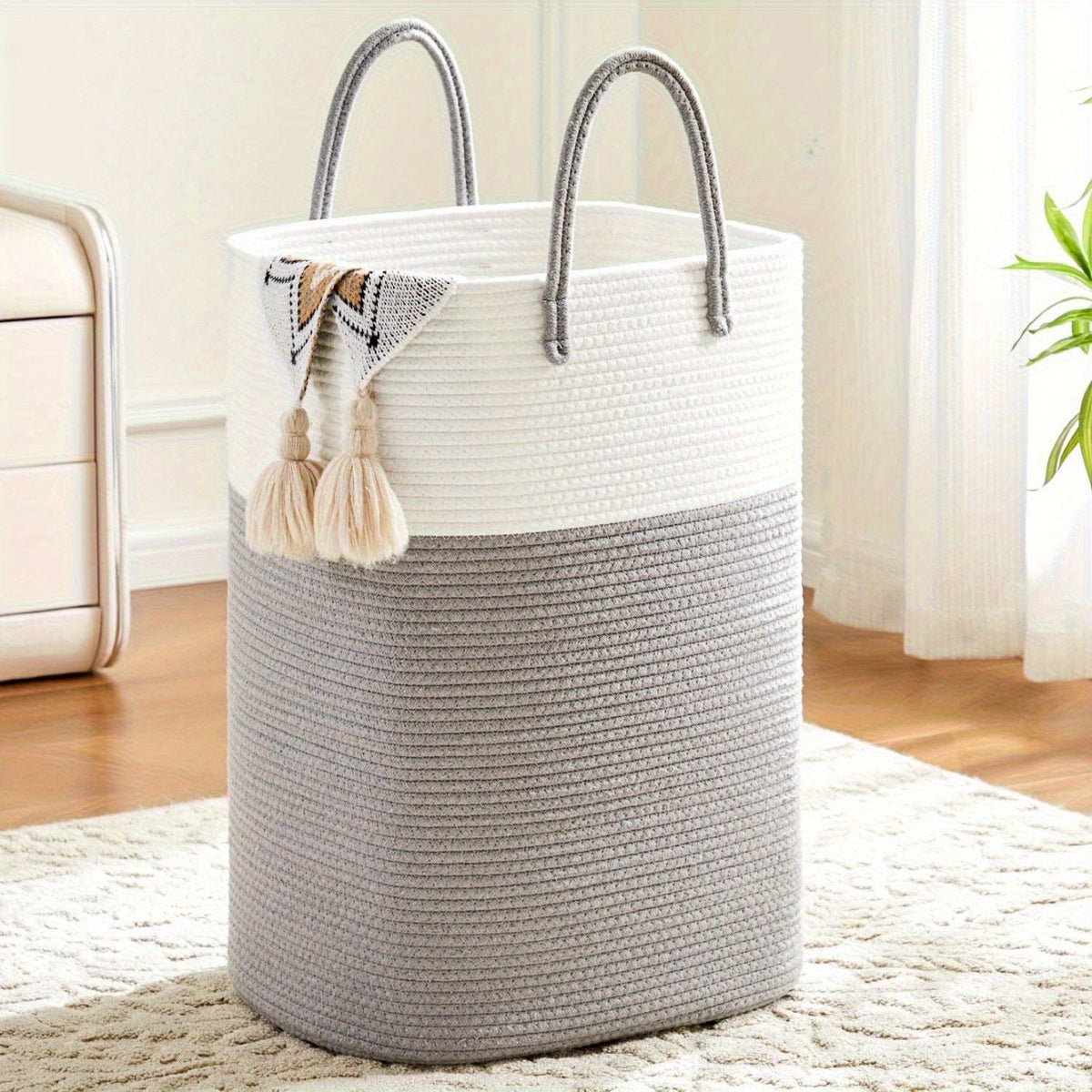 Durable Oversized Woven Storage Bin