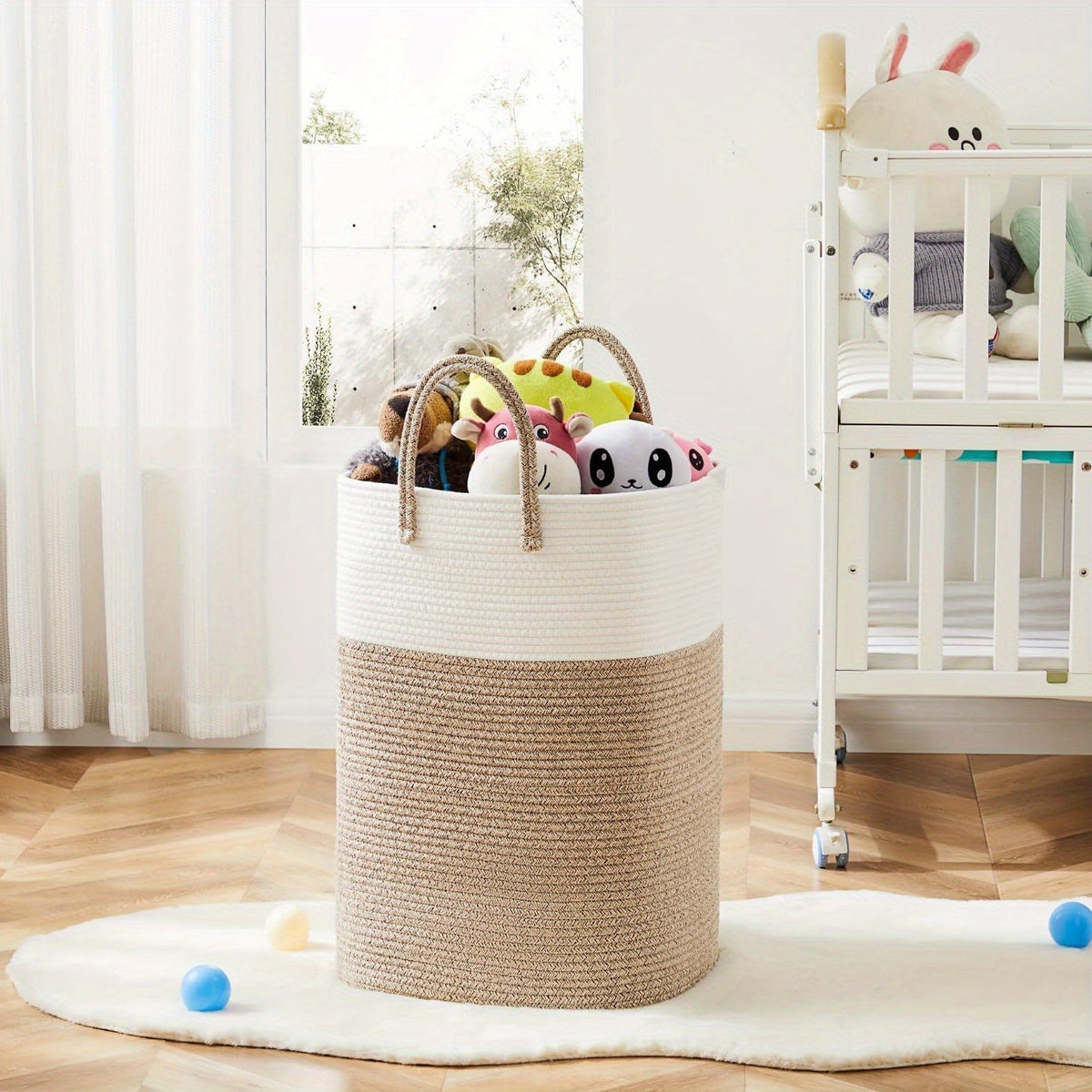 Durable Oversized Woven Storage Bin