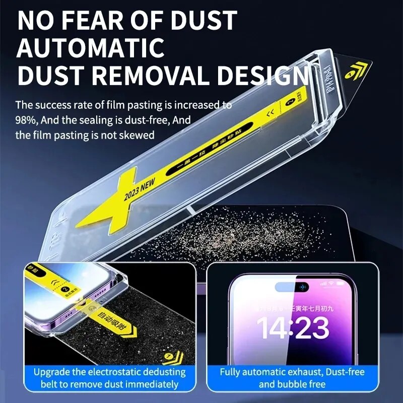 Dust-Free Self-Installation Privacy Screen Protector