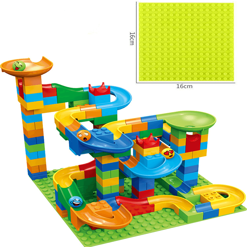 Educational Kids' Ball Track Building Blocks Set - Slide Maze Toy