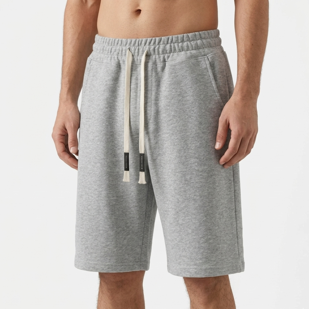 Elastic Waist Drawstring Shorts